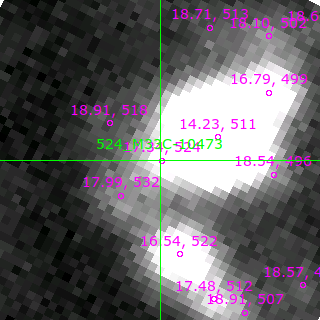 M33C-10473 in filter V on MJD  58108.110