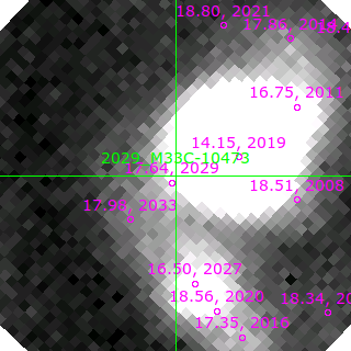 M33C-10473 in filter V on MJD  58433.010