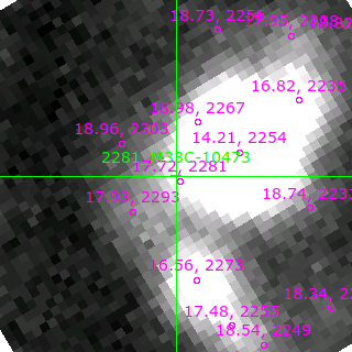 M33C-10473 in filter V on MJD  59161.090