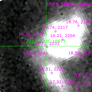 M33C-10473 in filter V on MJD  59851.140