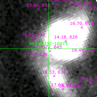 M33C-10473 in filter V on MJD  59854.220