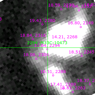 M33C-10473 in filter V on MJD  59903.220