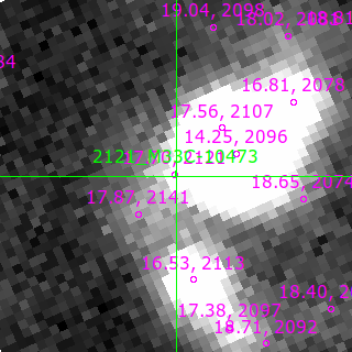 M33C-10473 in filter V on MJD  60506.360