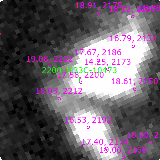 M33C-10473 in filter V on MJD  60533.380