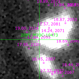 M33C-10473 in filter V on MJD  60594.110