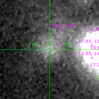 M33C-11332 in filter B on MJD  57401.100