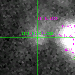 M33C-11332 in filter B on MJD  57964.350