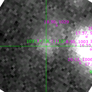 M33C-11332 in filter B on MJD  58316.380