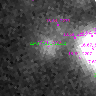 M33C-11332 in filter B on MJD  60262.130