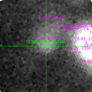 M33C-11332 in filter B on MJD  60290.150