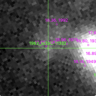M33C-11332 in filter V on MJD  59879.120