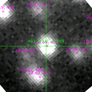 M33C-12559 in filter B on MJD  58695.360