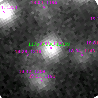 M33C-12559 in filter V on MJD  59171.110
