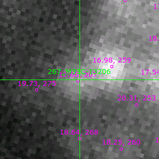M33C-13206 in filter B on MJD  57401.100