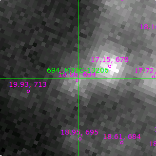 M33C-13206 in filter B on MJD  57964.360