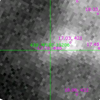 M33C-13206 in filter B on MJD  58045.160