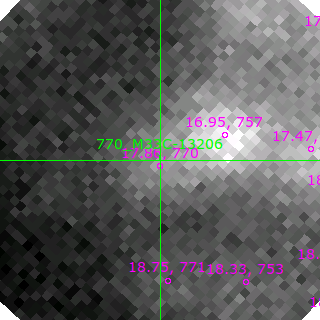 M33C-13206 in filter B on MJD  58420.100