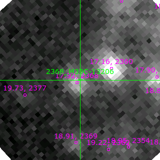 M33C-13206 in filter B on MJD  58673.380