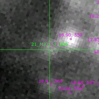 M33C-13206 in filter V on MJD  57634.360