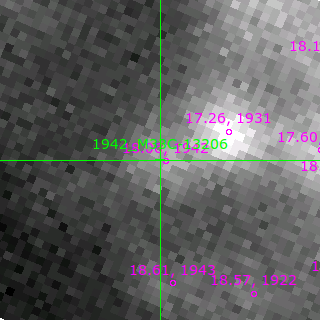M33C-13206 in filter V on MJD  58043.100