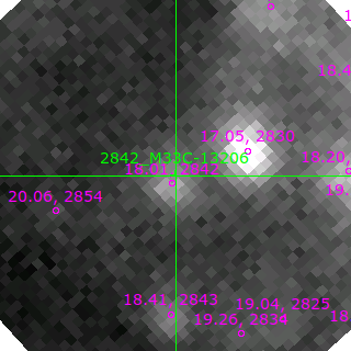 M33C-13206 in filter V on MJD  58673.380