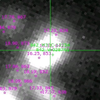 M33C-13254 in filter B on MJD  58043.110