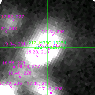 M33C-13254 in filter B on MJD  58103.170