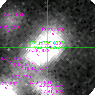 M33C-13254 in filter B on MJD  58373.150