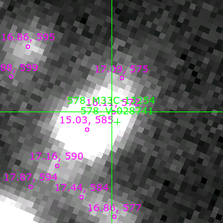 M33C-13254 in filter I on MJD  57964.400