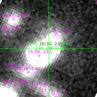 M33C-13254 in filter I on MJD  58108.110