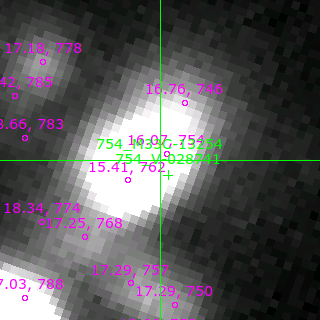 M33C-13254 in filter R on MJD  57634.380