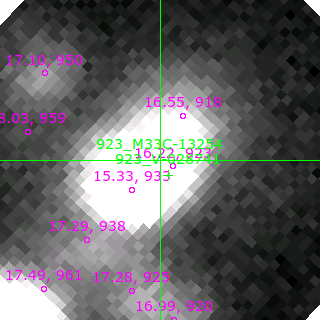 M33C-13254 in filter R on MJD  58433.020