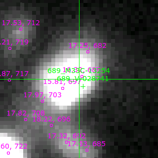 M33C-13254 in filter V on MJD  56593.160