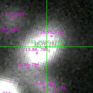 M33C-13254 in filter V on MJD  57310.160