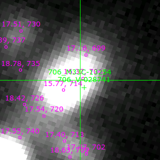 M33C-13254 in filter V on MJD  57634.380