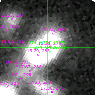 M33C-13254 in filter V on MJD  58108.110