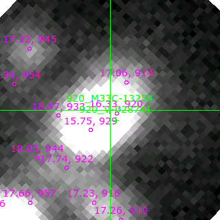 M33C-13254 in filter V on MJD  58433.020