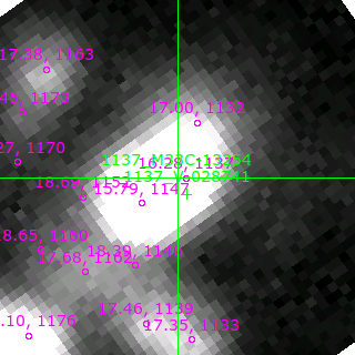 M33C-13254 in filter V on MJD  58812.200