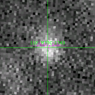 M33C-1343 in filter B on MJD  56599.220