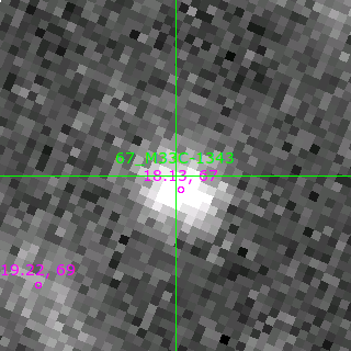 M33C-1343 in filter B on MJD  58043.150