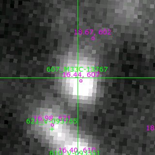 M33C-13767 in filter B on MJD  56599.180