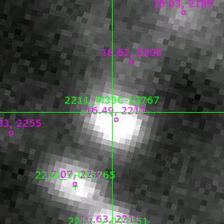 M33C-13767 in filter B on MJD  57328.160