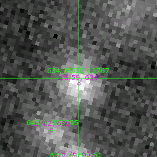 M33C-13767 in filter B on MJD  57406.100