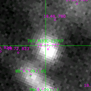M33C-13767 in filter B on MJD  57964.350