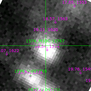M33C-13767 in filter B on MJD  58103.160