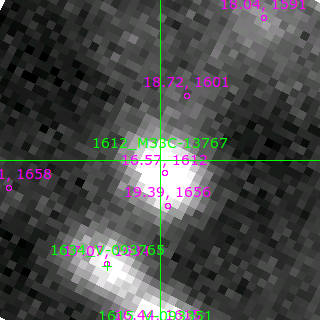 M33C-13767 in filter B on MJD  58108.130