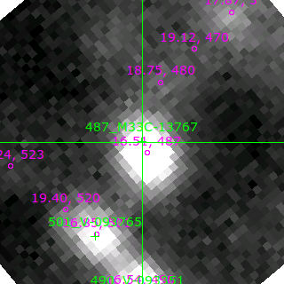 M33C-13767 in filter B on MJD  58695.360