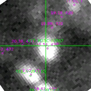 M33C-13767 in filter B on MJD  58784.120