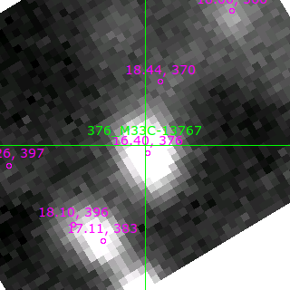 M33C-13767 in filter B on MJD  59081.300
