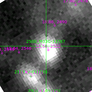 M33C-13767 in filter B on MJD  59082.320